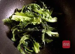 Illustration of how to make garlic and fragrant wheat vegetables 4