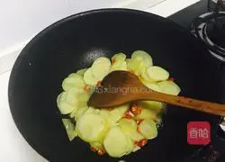 Illustration of home-style spicy fried potato slices 4