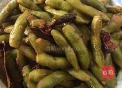 Illustration of how to make spicy edamame 8