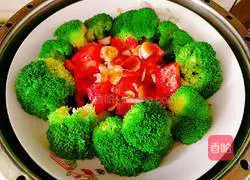 Illustration of how to make steamed tomatoes with broccoli 12