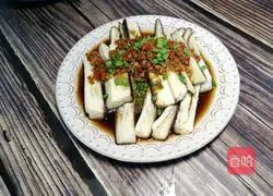 # steamed vegetables# Illustration of how to make steamed eggplant with garlic 12