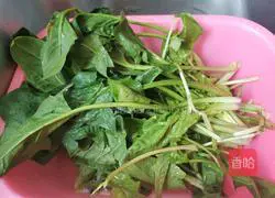 Illustration of how to make spinach pimples 1