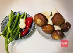 Sichuan style - illustration of stir-fried porcini mushrooms 1