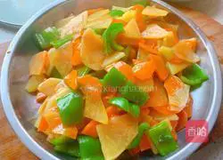  Illustration of how to make three fresh vegetables 4