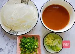 Illustration of how to make cabbage and tofu vermicelli stew 2