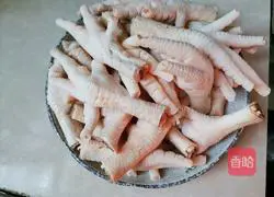 Illustration of how to make chicken feet with lemon and pickled pepper 1