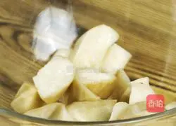 Illustration of how to turn king oyster mushrooms into chicken popcorn in seconds 2