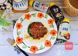 Illustration of how to make spinach with sesame sauce 13