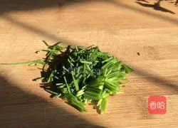 Illustration of how to make tofu with green onions 3