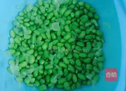 Illustration of how to make cold green beans 2