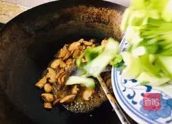 Illustration of how to make mushrooms and rapeseed 6