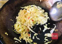 Illustration of how to make lotus white fried crystal vermicelli 8