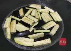 Illustration of braised eggplant 2