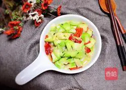 Vinegar juice Illustration of how to make loofah 11