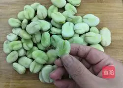 Illustration of how to make beet broad beans 1