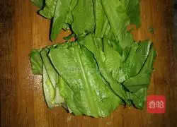 Illustration of how to make fried lettuce 1