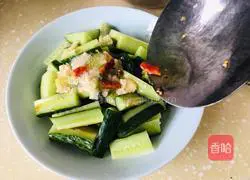 Illustration of how to make fried cucumber 6