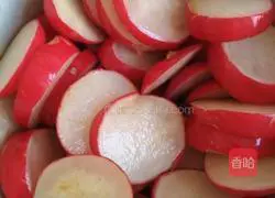 Illustration of how to make cold cherry radish 7