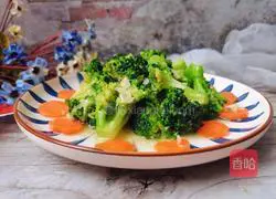 Illustration of how to make broccoli and carrots 16