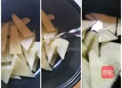 Watermelon rind sweet soup recipe 2