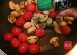 How to make mushroom and cherry tomatoes Illustration 8