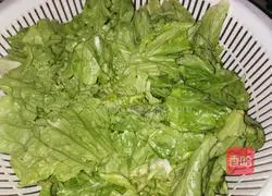 Illustration of how to make soy sauce lettuce 1