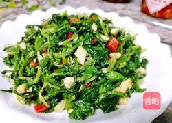 Illustration of how to make cold celery leaves 8