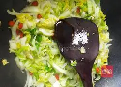 Illustration of how to make cabbage, also known as fire tube vegetables 4