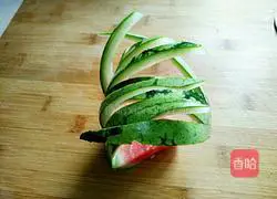 Illustration of how to make fruit platter 8