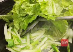 Illustration of how to make stir-fried hibiscus vegetables 8