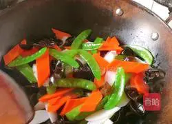 Illustration of how to make snow pea vegetables 7
