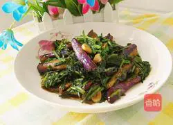 Illustration of how to make fried eggplant and leeks 18