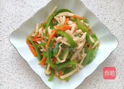 Illustration of how to make fried white jade mushrooms 9