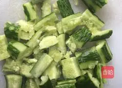 Super simple cold cucumbers Illustration of how to do it 2