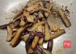 Oil Illustration of braised eggplant 10