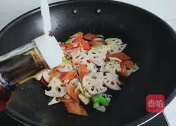 Illustration of how to make carrots and lotus root slices 7