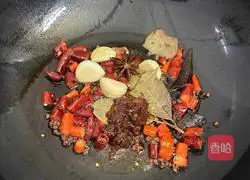 Illustration of how to make spicy braised edamame 4