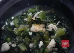 Illustration of how to make lettuce leaves and tofu stew 6