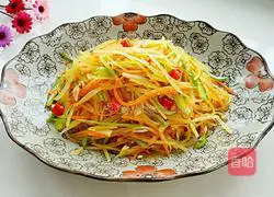 Illustration of how to make spicy and sour potato shreds 10