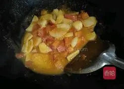 Illustration of how to make fried tomato slices 4