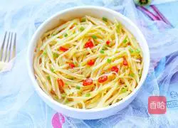 Illustration of how to make vinegar-coated potato shreds 12