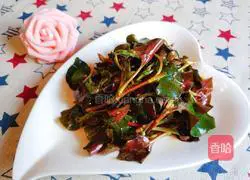 Illustration of how to make cold Houttuynia Cordata (leaves) 7