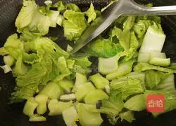 Illustration of how to make stir-fried mustard greens 7