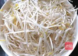 Illustration of how to make stir-fried bean sprouts with leeks 1