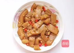 Illustration of how to make spicy fried konjac (oil-free version) 8