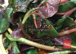 Spring wild vegetables~Illustration of how to make cold folded ear root (leaves) 12