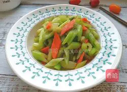 Illustration of how to make celery and carrots 10