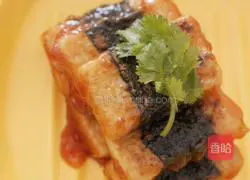 Illustration of how to make banana seaweed tofu 7