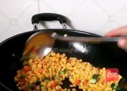 Illustration of how to make pine nuts and corn 6