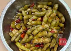 Illustration of how to make spicy braised edamame 11